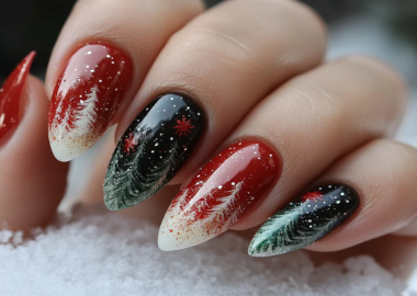 GLAM Christmas Nails